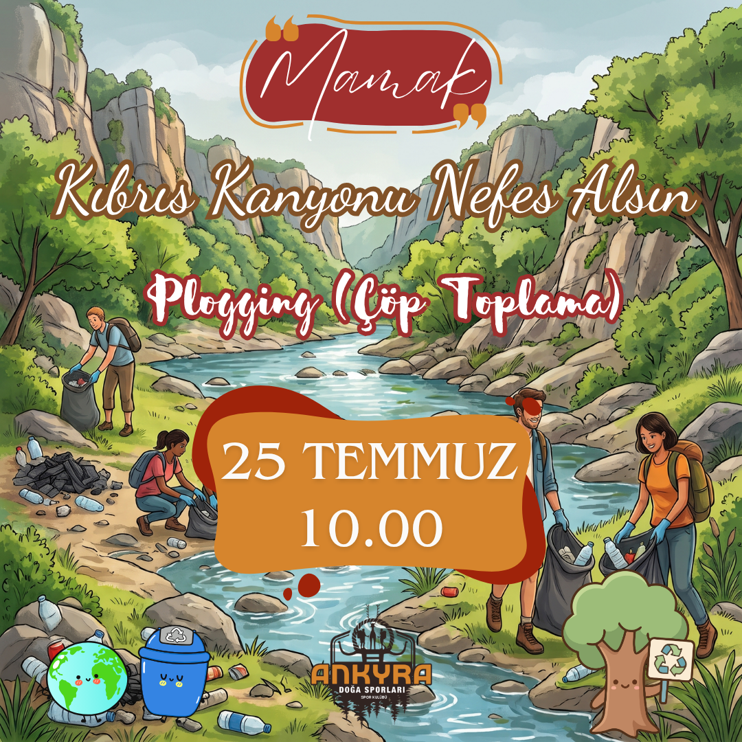 25 Temmuz Kıbrıs Kanyonu Plogging Faaliyeti